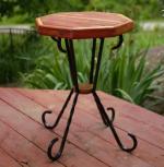 Ornamental Cedar Wood Table